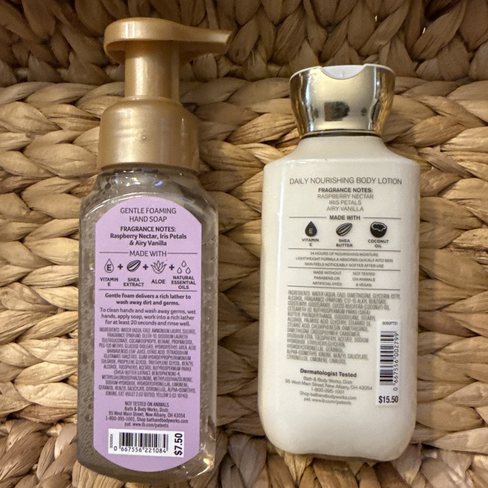 Bath & Body Works BUTTERFLY Lotion & Gentle Foaming Hand Soap Set - Picture 2 of 4